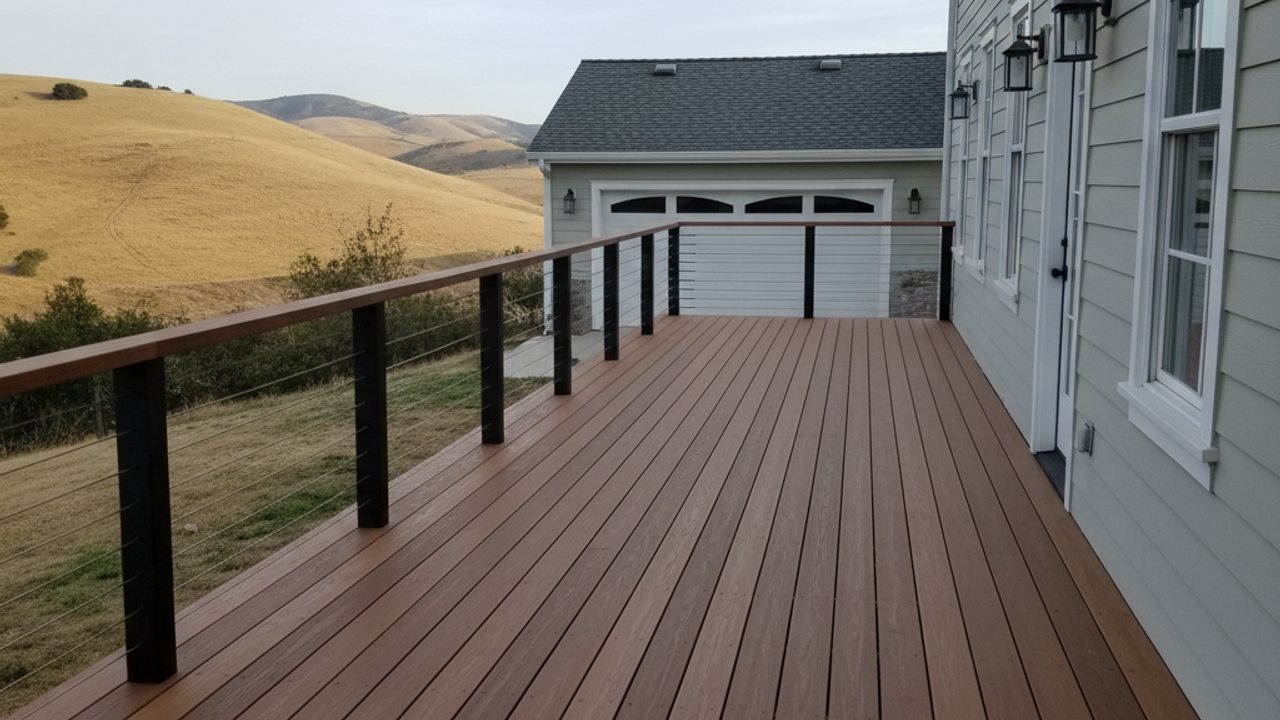 Deck Railing Installation completed by Classic Deck Co in Santa Ana, CA