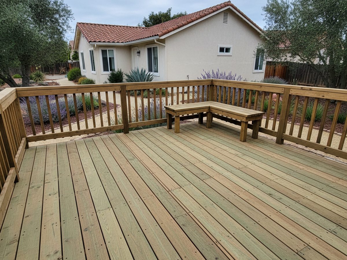 Composite Decking completed by Classic Deck Co in Los Angeles, CA